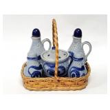 Vintage, 5pc Marzi & Remy Stoneware Table Set