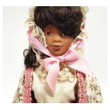 Vtg Original 0.00" Gambina Dark Skin Doll