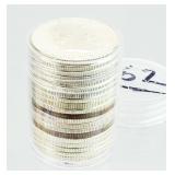 20ct 1962 Uncirculated FRANKLIN Half Dollar Coins