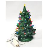 Vtg Ceramic Lighted Holland Mold Christmas Tree
