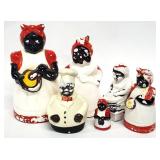 6pc Vtg. Black Americana Mammy Collectibles
