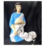 General Foam Nativity Shepherd Lighted Blow Mold