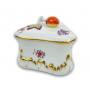 Herend Hand Painted Trinket Box Golden Anniversary