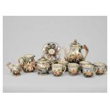 Vintage Italian Capodimonte Porcelain Demitasse Te