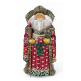Carved Wood Russian Santa