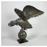 Molded Gilt-Copper and Cast Zinc Eagle Weathervane