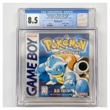 Pokemon Blue Version Gameboy Sealed, CGC 8.5 A+