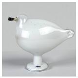 Oiva Toikka Nuutajarvi Glass Bird " White