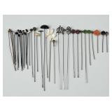 (40pc) Antique Hatpins