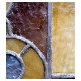 Stained Glass Panel With Hand Painted Grapevine Mo