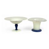 Fry Foval Delft Blue Bowl and Vase