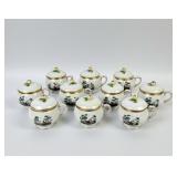 (10pc) Richard Ginori for Bonwit Teller Pots De Cr