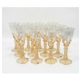 (12pc) Abigails Venetian-Style Gold Infused Gla