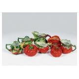 (8pc) Royal Bayreuth Porcelain Vegetable Creamers