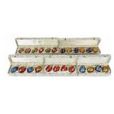 (24pc) Vintage German "Oberfrankische Glas" Egg