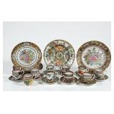 (25pc) Chinese Famille Rose Porcelain Tea Set