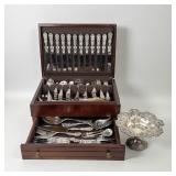 (114pc) Francis 1st Sterling Silver Flatware Set &