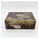 Japanese Sempoh 950 Silver Inlaid Box
