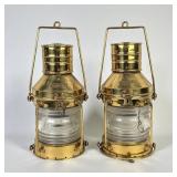 Pair of Brass Anchor Ship