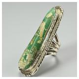 E. Spencer Sterling Silver & Turquoise RIng