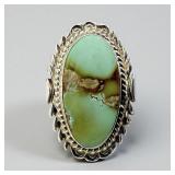 Thomas Francisco Navajo Sterling & Turquoise Ring