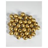 Group of 14K Yellow Gold Beads