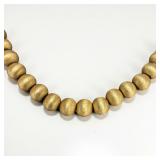 14K Gold Beaded Necklace