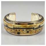 Gilbert & Mildred Calvaza Zuni Sterling Multi Ston