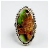 Large-Thomas Francisco Navajo Sterling & Turquoise