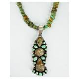 Ella Peter Sterling Silver & Turquoise Pendant