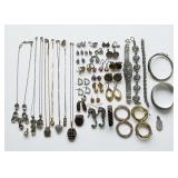 Collection Of Sterling SIlver & Stone Jewelry