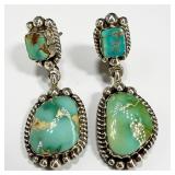 Louise Kee Navajo Sterling SIlver & Royston Turquo