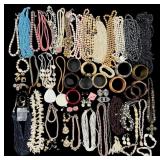 Group Of Costume Jewelry Including Pearls & Shell