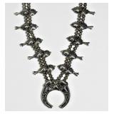 V. Chee Navajo Sterling Silver Squash Blossom Neck