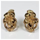 Pair Of 14K Rose Gold Earrings