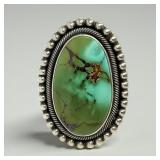 Ernest Roy Begay Sterling & Turquoise Ring