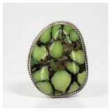 Large - Ray Tafoya Sterling & Turquoise Ring