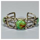 Turquoise & Sterlig Silver Cuff Bracelet