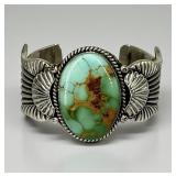 Garrett Hale Sterling Silver Turquoise Cuff Bracel