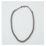 Navajo Artie Yellowhorse Prairie Pearl Disk Sterli