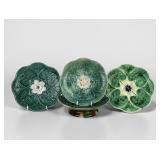 (4) Majolica Water Lily Serving Dish
