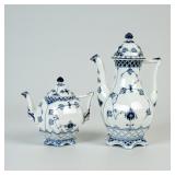 Royal Copenhagen Blue Fluted Full Lace Coffee & Te