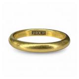Antique 18K Yellow Gold Wedding Band