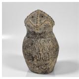 Ancient Chinese Funerary Owl Pottery Vessel