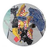 Frank Stella "Egyplosis" Lithograph, Etching, Aq