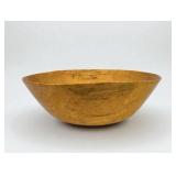 David Lory Turned Birds Eye Maple Bowl, 1990