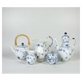 Royal Copenhagen Blue Fluted Tea & Coffee Set