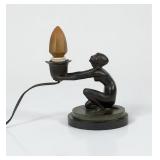 Vintage Art Deco Figural Lamp