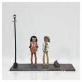 Gene Zesch "Country Gone To Town" Bronze Sculptu