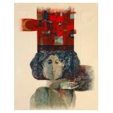 Sunol Alvar "Vision de Poeta" Lithograph